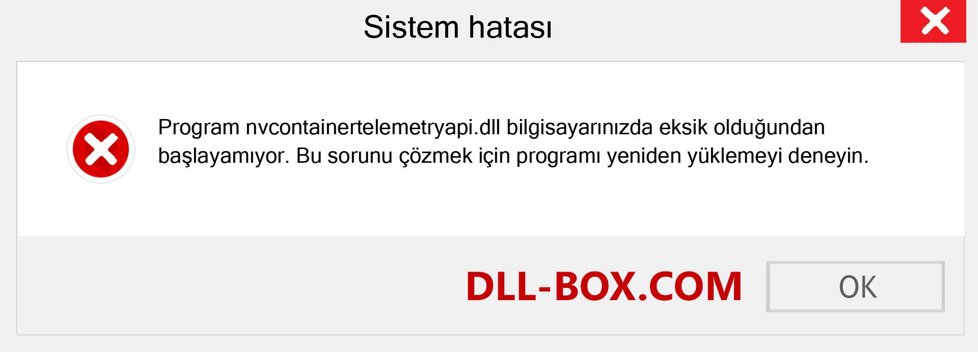 nvcontainertelemetryapi.dll dosyası eksik mi? Windows 7, 8, 10 için İndirin - Windows'ta nvcontainertelemetryapi dll Eksik Hatasını Düzeltin, fotoğraflar, resimler